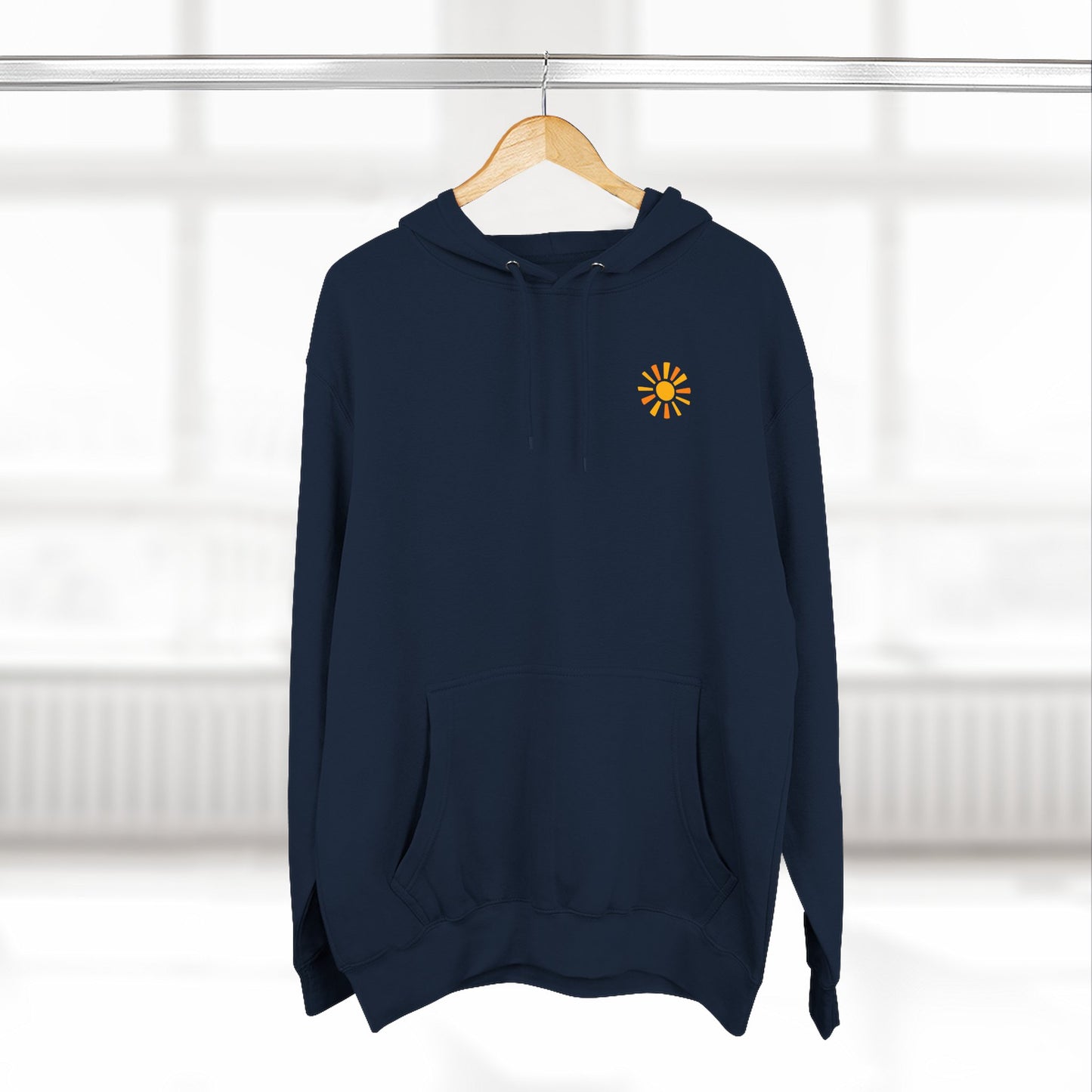 Walk By Faith Hoodie | 2 Corinthians 5:7 Sun & Wave Sweatshirt