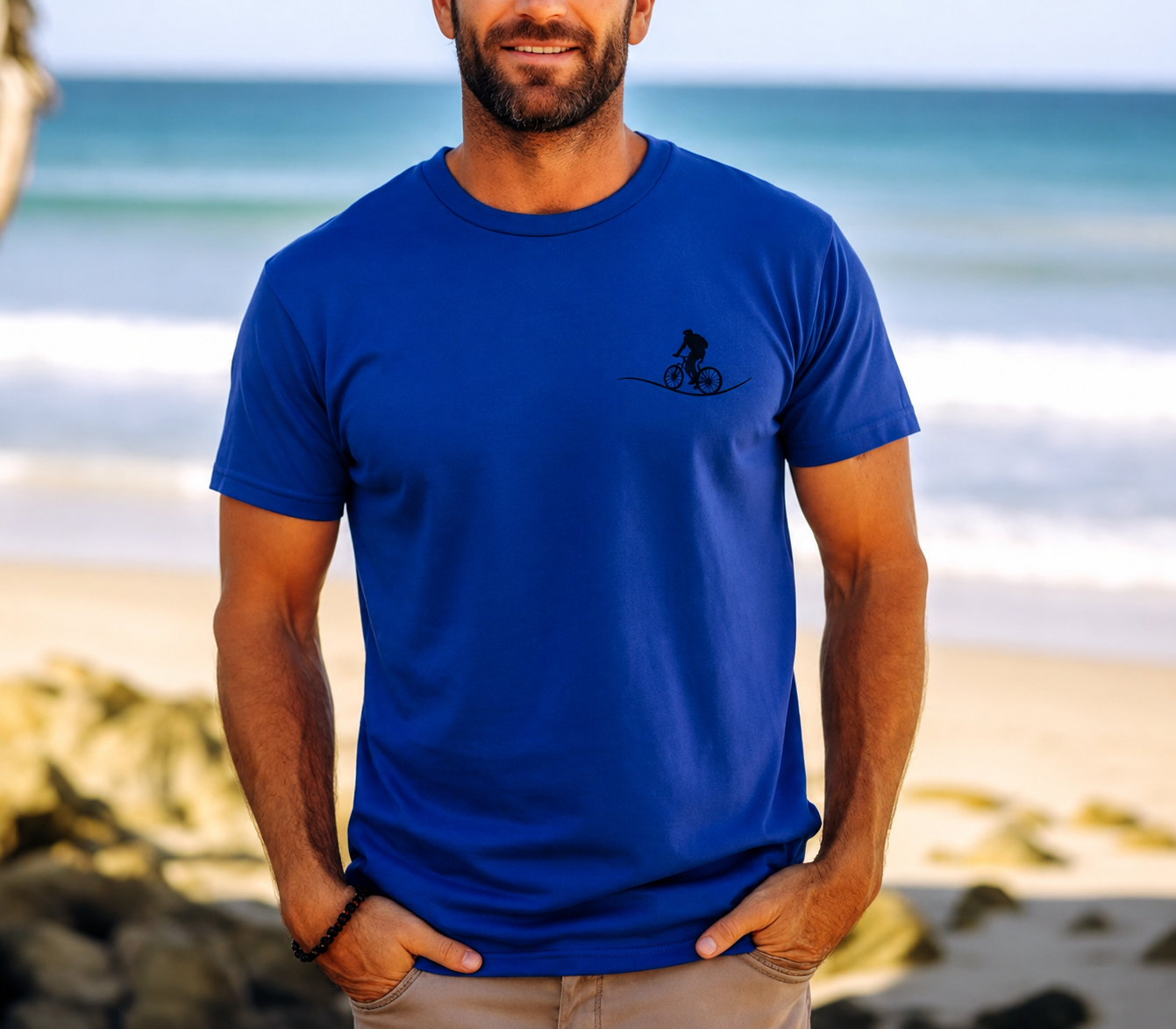 Mountain Biker Silhouette Tee