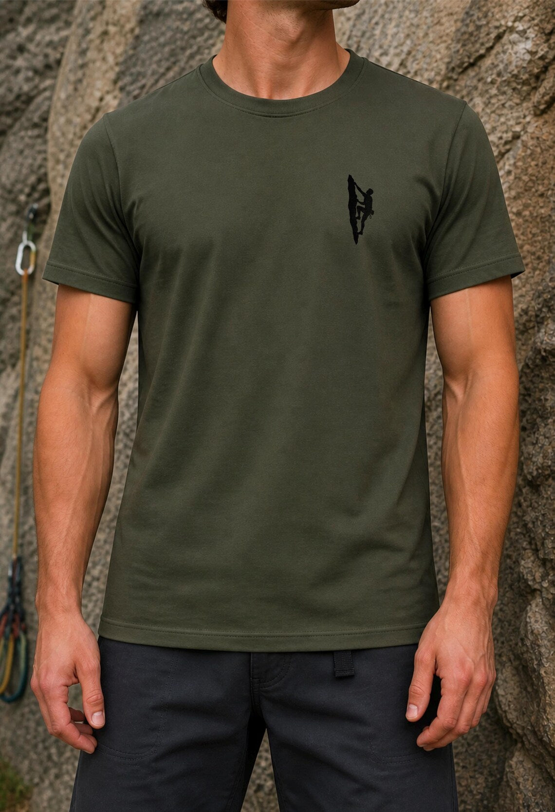 Rockclimber Silhouette Tee