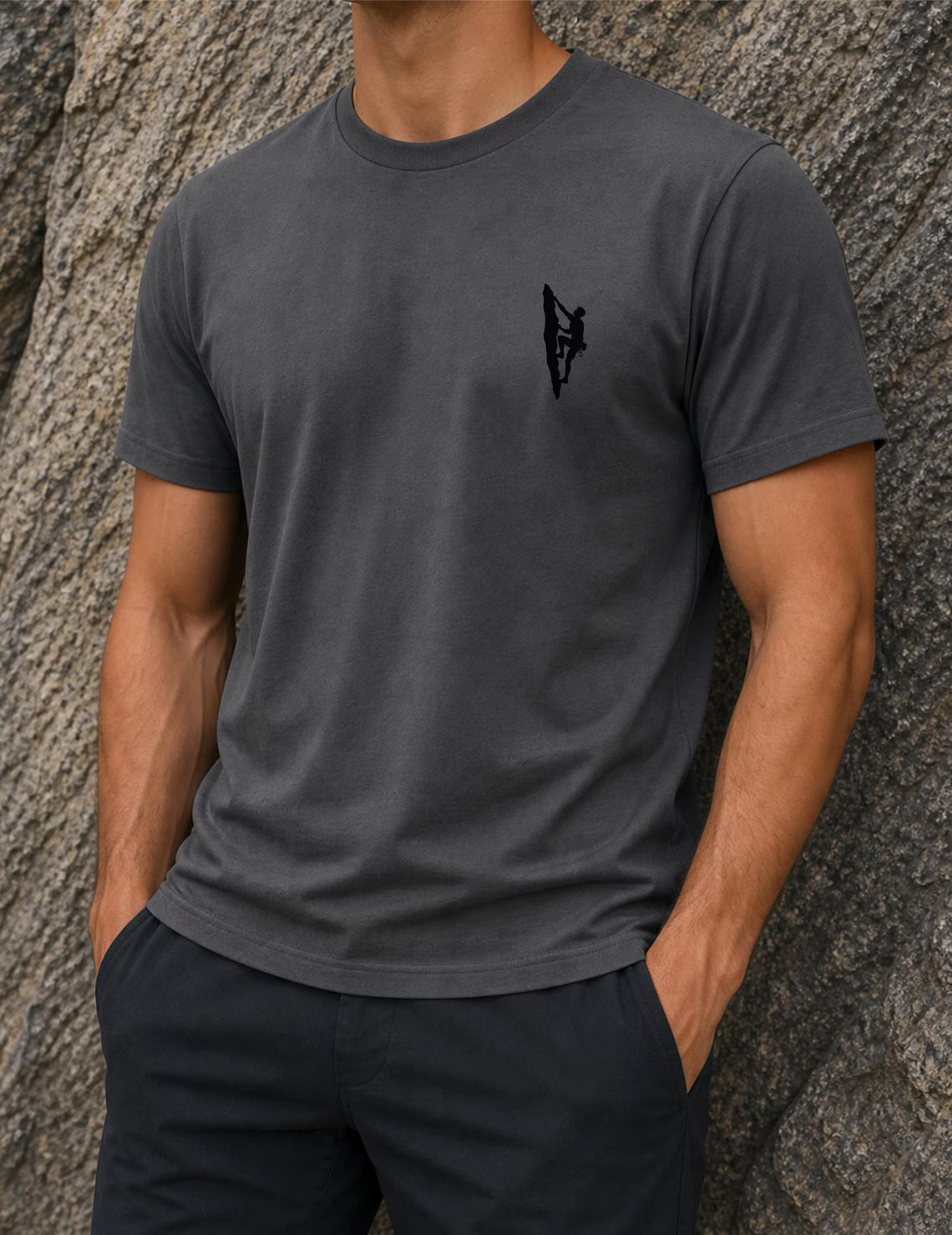 Rockclimber Silhouette Tee