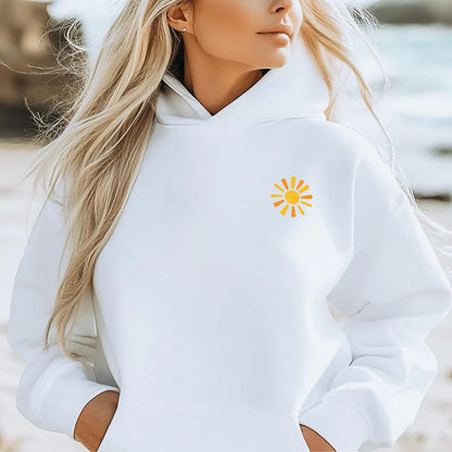 Walk By Faith Hoodie | 2 Corinthians 5:7 Sun & Wave Sweatshirt