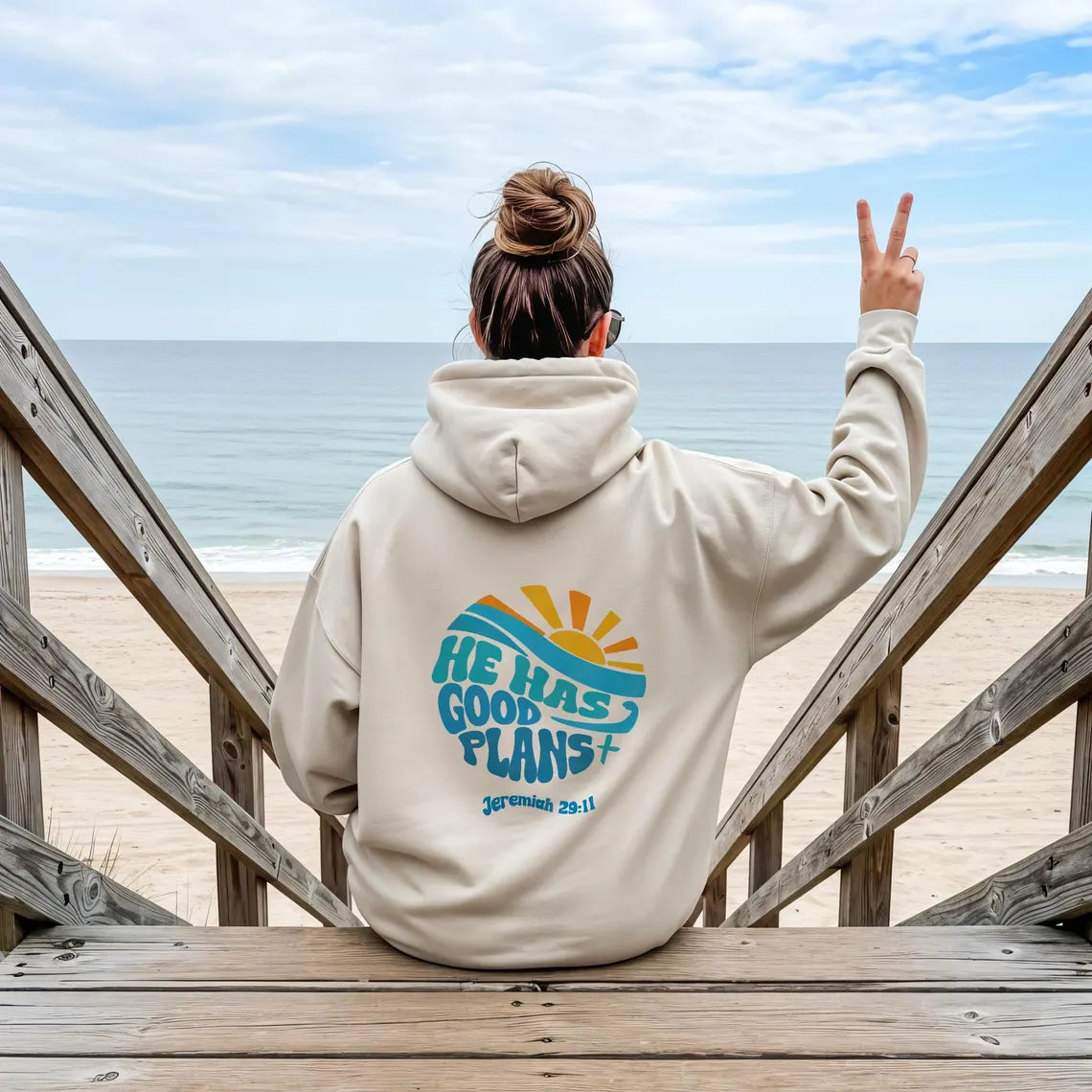 He Has Good Plans Hoodie | Jeremiah 29:11 Faith Sweatshirt