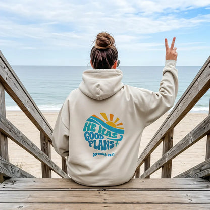 He Has Good Plans Hoodie | Jeremiah 29:11 Faith Sweatshirt