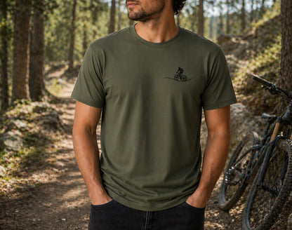 Mountain Biker Silhouette Tee