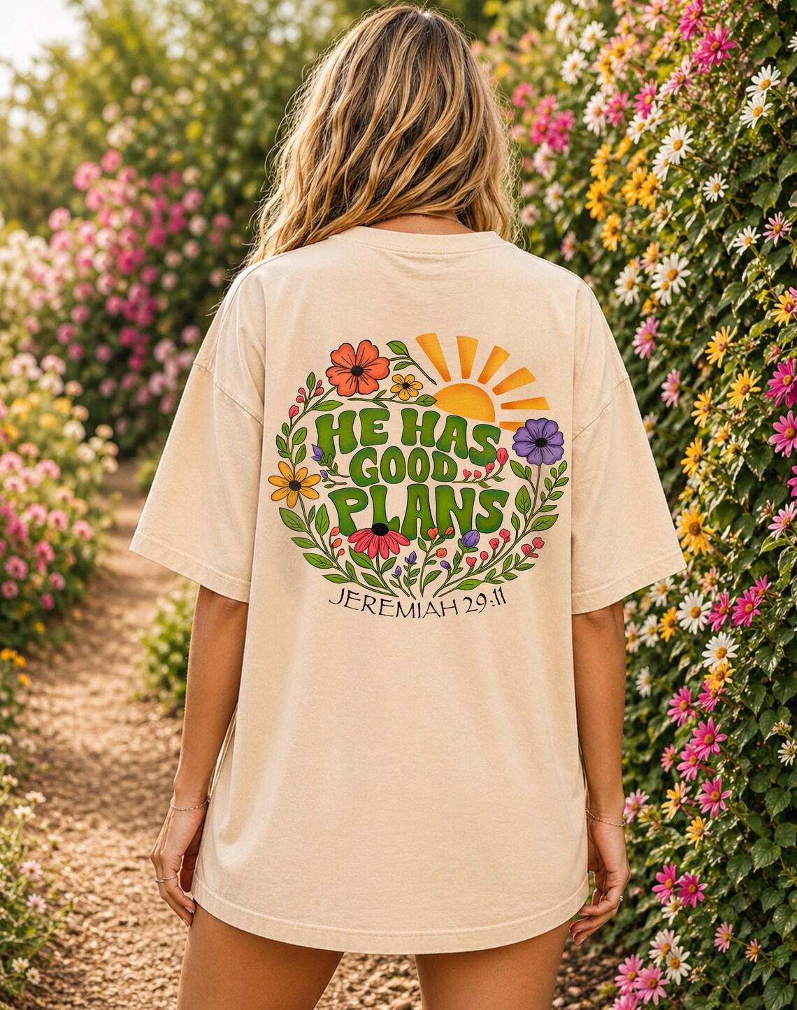 He Has Good Plans T-Shirt – Wildflower & Vine Faith Tee