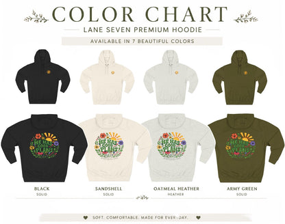 He Has Good Plans Hoodie – Faith Floral Sweatshirt