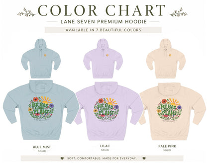 He Has Good Plans Hoodie – Faith Floral Sweatshirt