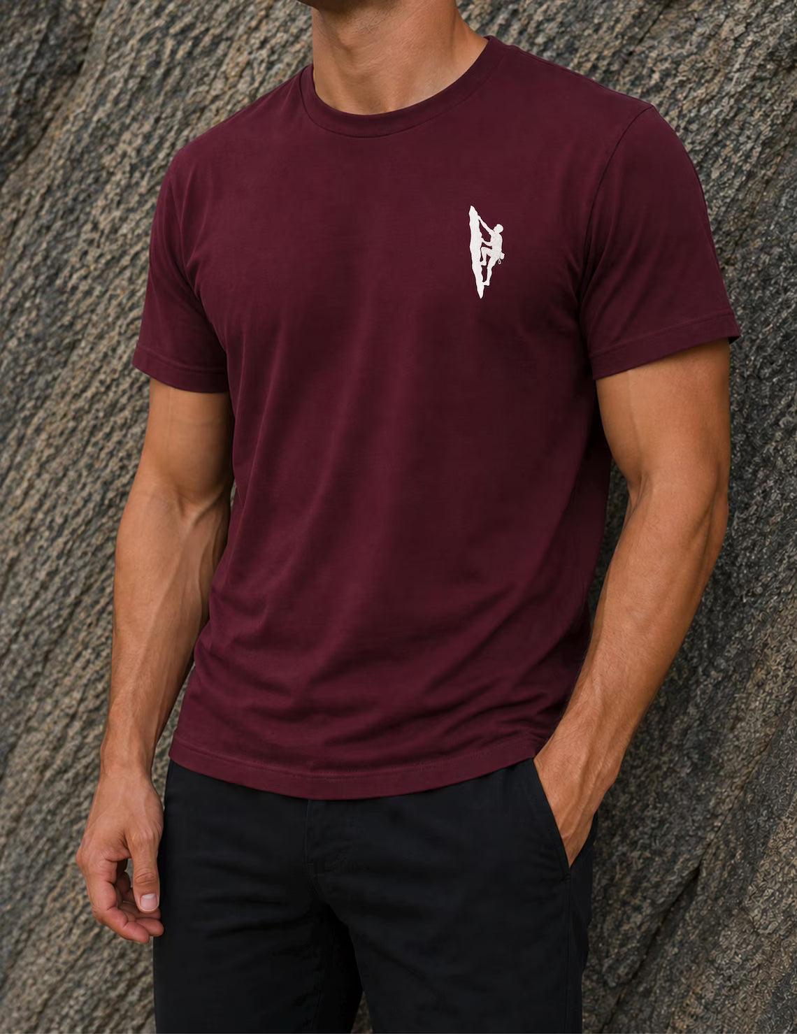 Rockclimber Silhouette Tee